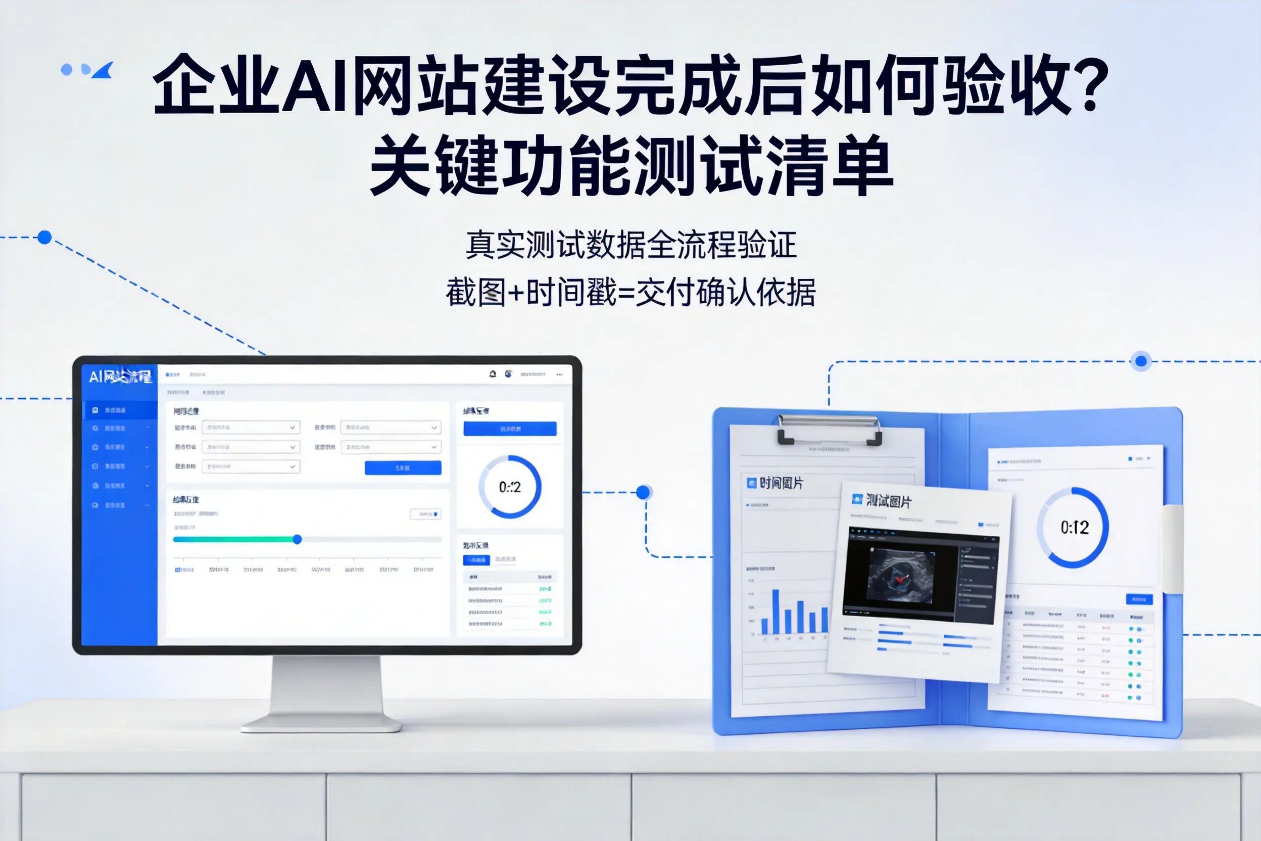 黔南企业AI网站建设完成后如何验收？关键功能测试清单