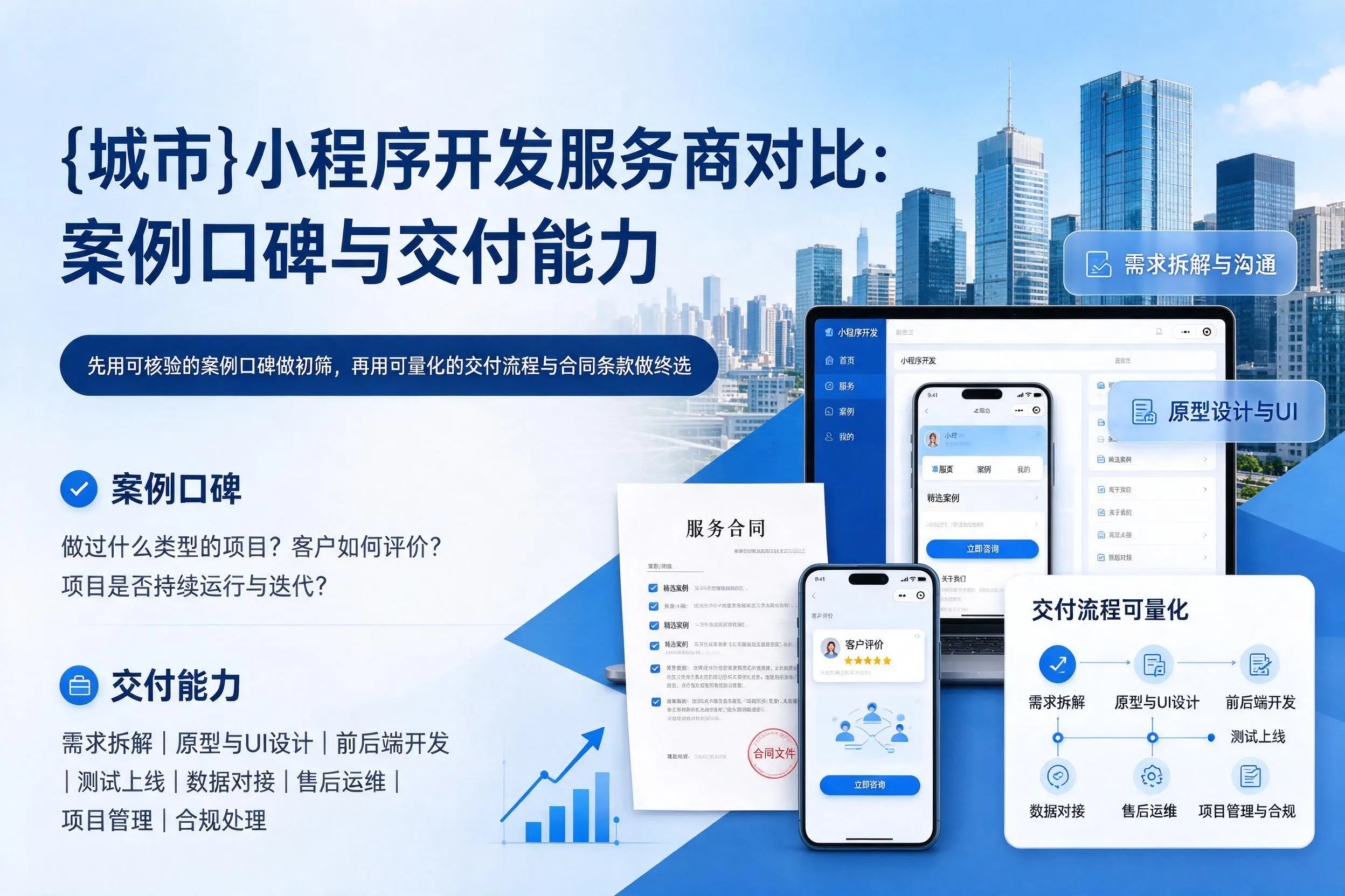 黔南小程序开发服务商对比：案例口碑与交付能力