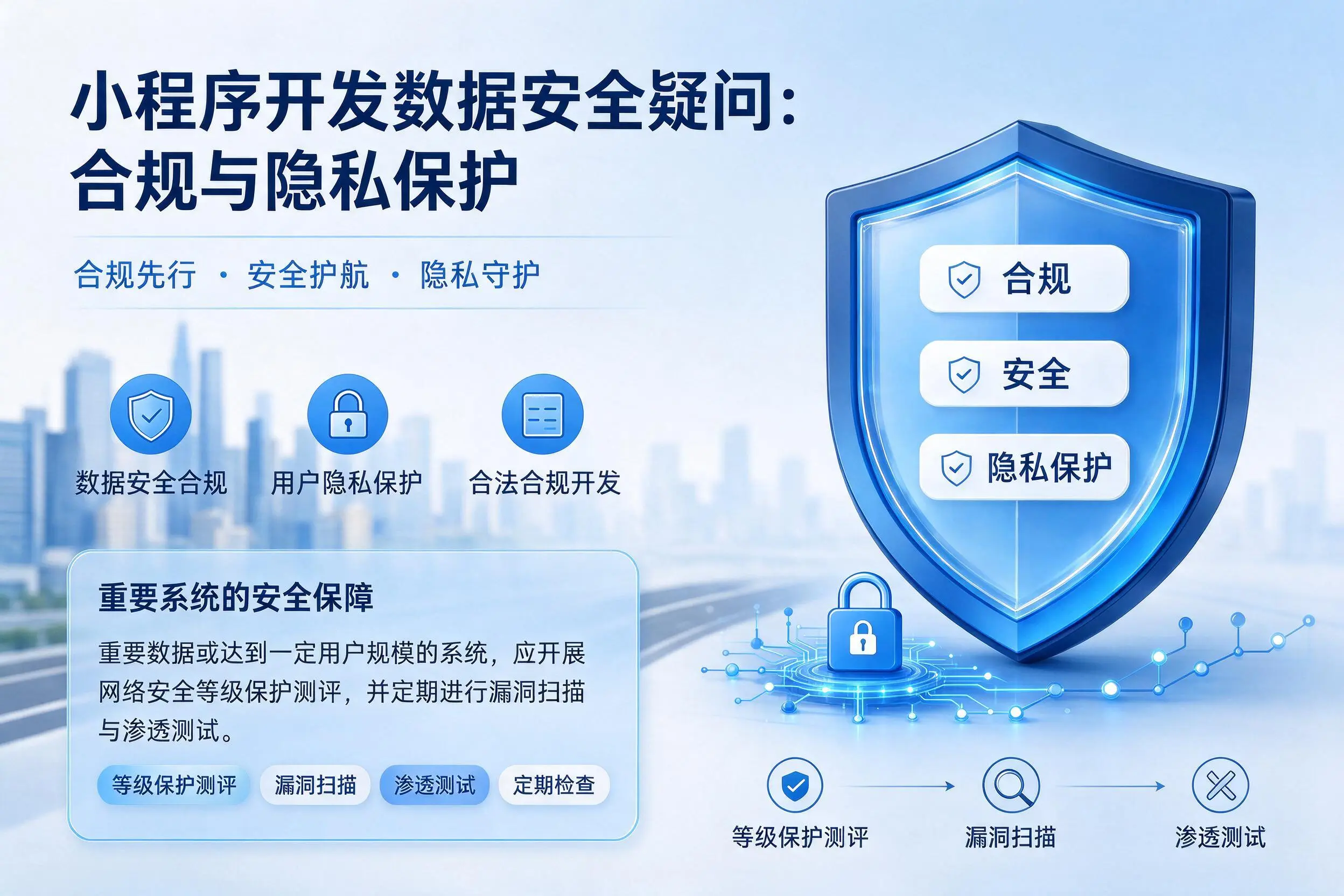 黔南小程序开发数据安全疑问:合规与隐私保护