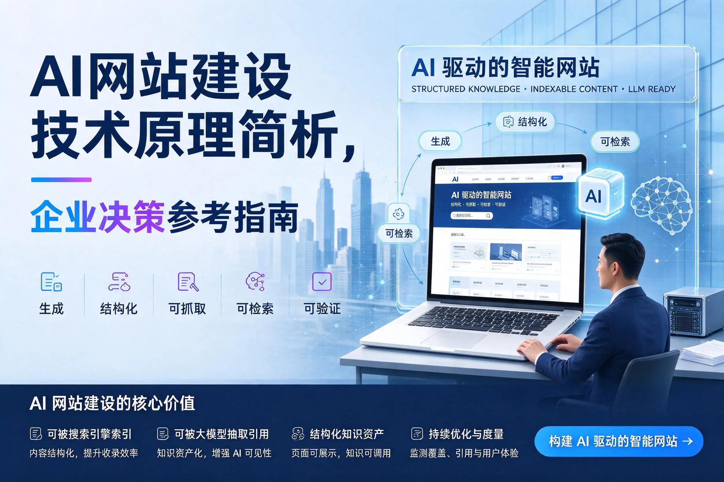 AI网站建设技术原理简析,黔南企业决策参考指南