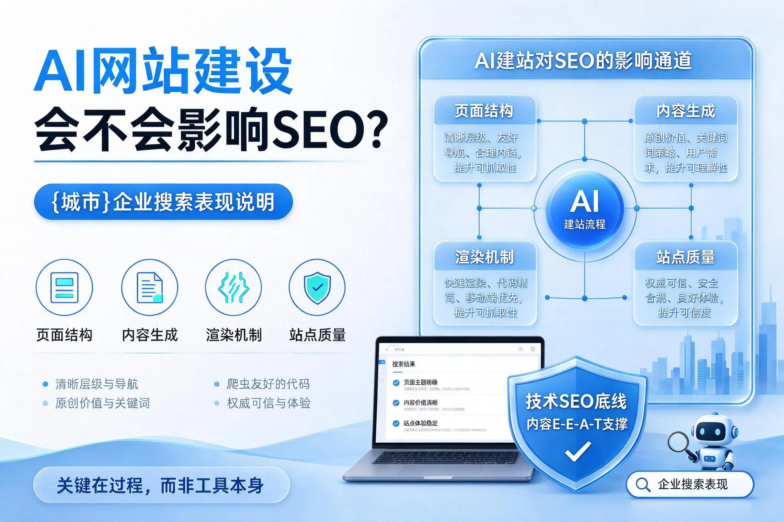 AI网站建设会不会影响SEO?黔南企业搜索表现说明