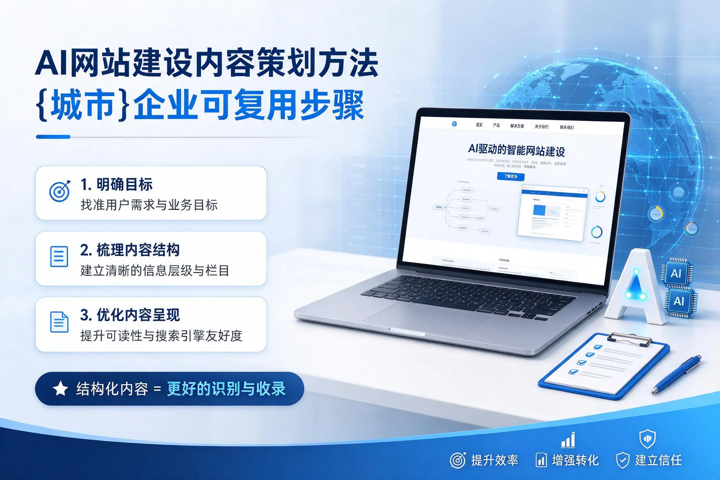 AI网站建设内容策划方法，黔南企业可复用步骤